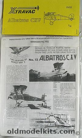 Xtravac 1/72 Albatros CXV C-XV C.XV, XV02 plastic model kit